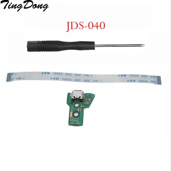 Para PS4 Controlador Micro-USB conector de Carga da Placa de Circuito JDS-040 12 Pinos da Porta