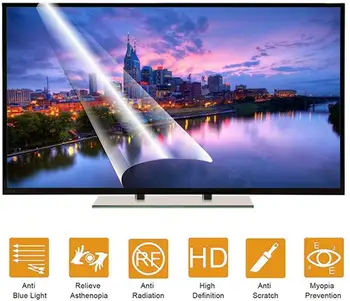 Para Toshiba 32PT200 de 32 polegadas LED Full HD TV Anti-Luz Azul TV Protetor de Tela flim Proteção contra Danos Painel de Filtro de Bloqueio