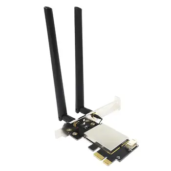 PCIE Cartão wi-Fi Adaptador Bluetooth Dual Band Wireless Placa de Rede Repetidor Adaptador para PC Desktop Antena Wi-fi PCI - M. 2/ NGFF