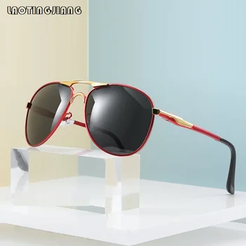 Piloto de Condução Óculos de sol Polarizados Homens Mulheres Designer de Óculos de Sol Para Homem de Óculos Feminino Masculino Retro Tons Anti-reflexo UV400