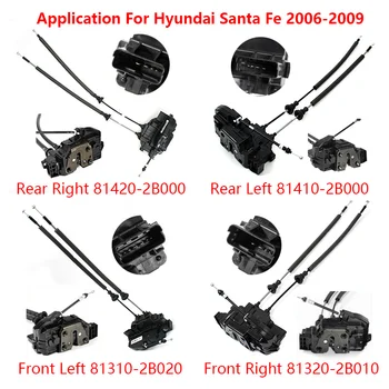 Poder Atuador Fechadura da Porta da Frente Trás Esquerda Direita Para Hyundai Santa Fe 2006-2009 813202B010 81420-2B000 81410-2B000 Bloqueio do Carro