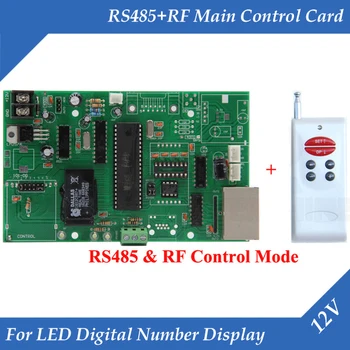 Principal Cartão de Controle de 12V RS485+RF Gás do Preço do Petróleo Display LED Conselho de Controle de Uso Para Todos os Tamanho Diodo emissor de luz Digital Número do Módulo