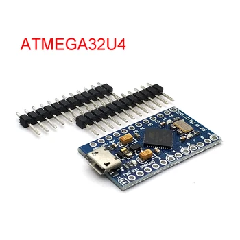 Pro Micro ATmega32U4 5V 16MHz Substituir ATmega328 para o Arduino Pro Mini com 2 Linha de Cabeçalho Pin por Leonardo Mini Interface Usb