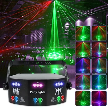 Profissional DMX Controlador de Som para DJ Discoteca Palco de Luz LED Projetor Laser de Feixe da Lâmpada Estroboscópica Festa de Música Leve para o Clube Show Bar