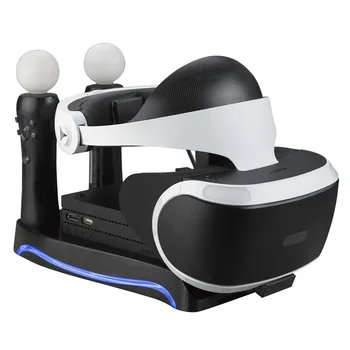 PSVR Stand - Cobrar, Mostrar e Apresentar O PS4 Fone de ouvido VR e Processador Compatível com Playstation 4 PSVR