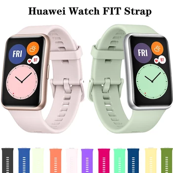 Pulseira para huawei assistir fit/fit 2 cinta original pulseira de silicone esporte substituição Smartwatch huawei assistir GT2/3 pro correia