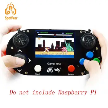 Raspberry Pi 3B+/4B Jogo de LCD de 3,5 polegadas, compatível com HDMI Gamepad no conselho para o Raspberry Pi 4B/2B zero w RetroPie com o Caso
