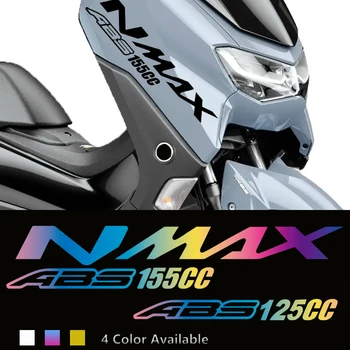 Reflexiva dos Acessórios da Motocicleta Scooter corpo de Lado Faixa carenagem Adesivo do logotipo do decalque Para a YAMAHA NMAX 155 Nmax160 Nmax150 Nmax125