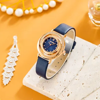 Relógio Para Mulheres Relógios De 2022, A Melhor Venda De Produtos De Marcas De Luxo Reloj Mujer Ruby Strass Luxo De Ouro Requintado E Elegante