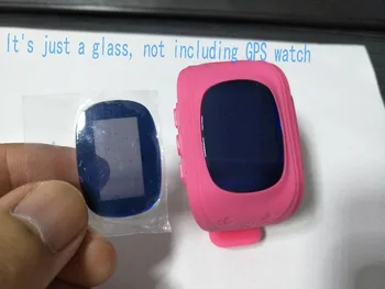 Relógios de Vidro para o GPS tracker relógios Q50 tela do espelho de vidro safira material