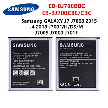 SAMSUNG Original EB-BJ700BBC EB-BJ700CBE EB-BJ700CBC 3000mAh da Bateria Para Samsung GALAXY J7 J7008 J4 J700F J7009 J7000 J701F NFC