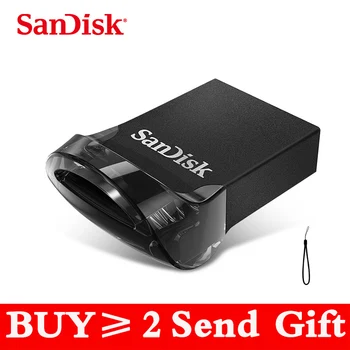 SanDisk CZ430 Mini USB 3.1 Disco da Movimentação do Flash de 128GB 64GB 32GB 16GB Pen Drive Pequeno Pendrive ou cartão de Memória do Dispositivo Flash drive