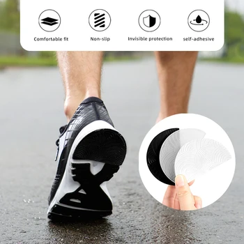 Sapato Almofada do Calcanhar resistente ao Desgaste Sola De Calçados Reparação de Anti-Slip Auto-Adesivo Exclusivo Protetor Adesivo de Tênis de Calcanhar de Borracha