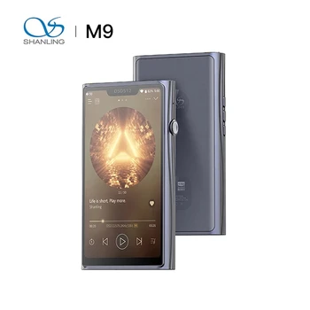 SHANLING M9 Android Leitor de Música Portátil AMP dupla AK4499EQ DAC Fichas PCM768/DSD512 MQA 16X com DLNA/Airplay, Bluetooth 5.0 LDAC MP3