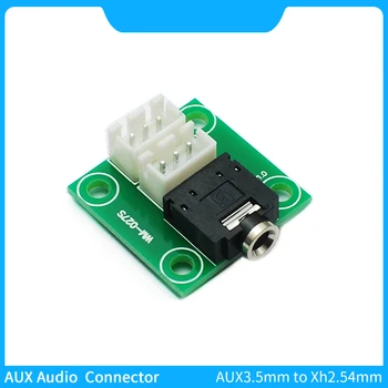 Sinal de áudio, Placa de Conexão de Fone de ouvido Conector Aux de 3,5 mm Soquete para Tomada de 2,54 mm 3 pinos Adaptador de interface