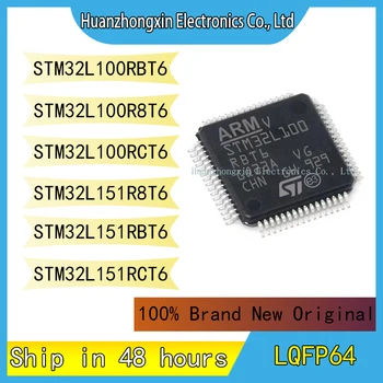 STM32L100RBT6 STM32L100R8T6 STM32L100RCT6 STM32L151R8T6 STM32L151RBT6 STM32L151RCT6 MCU LQFP64 pastilha de Circuito Integrado