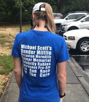 sunfiz YF Michael Scott corrida Divertida T-Shirt Unisexo O Escritório de TV Engraçado Tee Dunder Mifflin Camisa