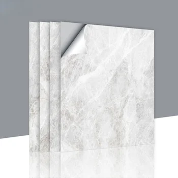 Telha de mármore adesivos de piso impermeabilizado adesivos de espessamento de PVC auto-adesivo da melhoria home renovação adesivos de parede
