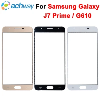Testado de Trabalho do Painel de Toque Para Samsung Galaxy J7 Primeiro-G610 On7 Tela de Toque (sem Digitalizador ) Frente Externa Lente de Vidro touchscreen