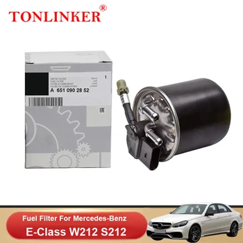 TONLINKER Filtro de Combustível A6510902852 Para a Mercedes Benz CLASSE E W212 S212 2009-2016 E220 E250 CDI E300 BlueTEC Hybrid Diesel 2.1 L