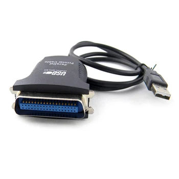 USB 2.0 Paralelo 36Pin 36 Pinos IEEE 1284 Cabo Adaptador Conversor