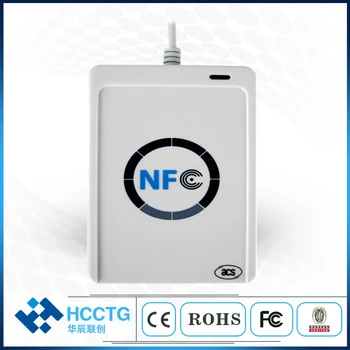 USB ACR122U NFC, RFID Leitor de Cartão Inteligente Escritor Para todos os 4 tipos de NFC (ISO/IEC18092)