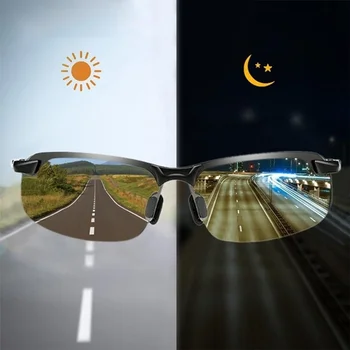 UV400 Homens Novos Óculos Polarizados Mulheres de Óculos de Sol Óculos de Camping Caminhadas Noite do Dia a Visão de Condução Óculos de Desporto, Óculos de sol