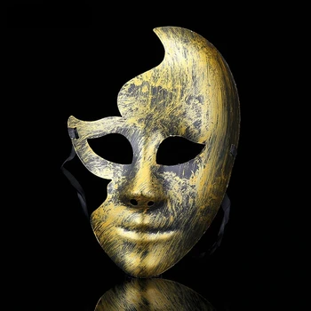 Venda Quente Nova Linda Homens Polido Antigo De Prata/Ouro Veneziano Carnaval, A Festa De Máscaras Bola Máscara