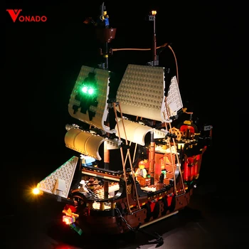 Vonado DIODO emissor de Luz, Kit Para 31109 Navio Pirata Brinquedos configuração de Iluminação (que NÃO Incluem o Modelo)