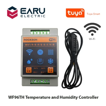 Wi-FI Smart Termostato de Temperatura E Umidade Controlador Digital de Caldeira de Aquecimento, de Arrefecimento do Temporizador do Interruptor de Alarme Tuya Vida Inteligente App