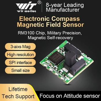 WitMotion RM3100 Militar-grau Campo magnético do Sensor de Alta Precisão,o Magnetómetro,Digital Bússola Electrónica para Arduinos e Mais