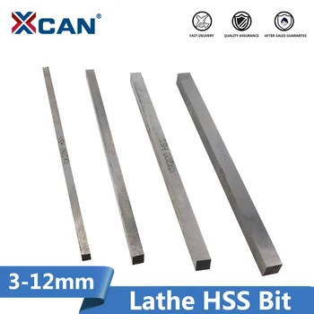 XCAN 200mm Longo de Torno CNC HSS Pouco 1pc 3/4/5/6/8/10/12mm Torneamento CNC Fresamento de Ferramentas