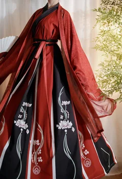XinHuaEase Hanfu Vestidos das Mulheres Jin Chinês Antigo Conjunto de Cosplay Roupa de Homens Adultos Halloween Dança Oriental Fantasias para Casais