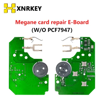 XNRKEY 3 Botão Remoto Eletrônico do PWB de Reparação Definir para Renault Megane Cartão Sem PCF7947
