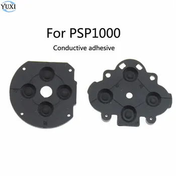 YuXi 1set Borracha de Silicone Esquerda, L, Direita, R Interruptor de Condutores de Almofada de Substituição para Sony PSP 1000 PSP1000 Substituição