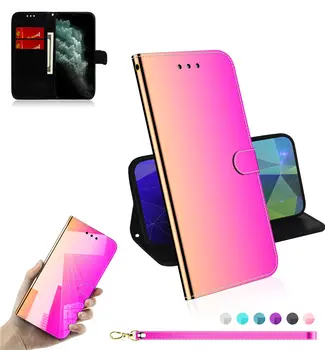 YXAYN Glitter Holográfico Carteira de Couro para Cobrir iPhone13 Pro Max12Mini 11 Pro Max Xr X xs max 7 8 plu Flip Luxo Caso