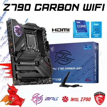 Z790 placa-mãe MSI MPG Z790 de CARBONO WIFI INTEL Z790 ATX Motnerboard 128 GB DDR5 7600+(OC) USB 3.2 M. 2 PCI-E 5.0 Suporta i7-13700K