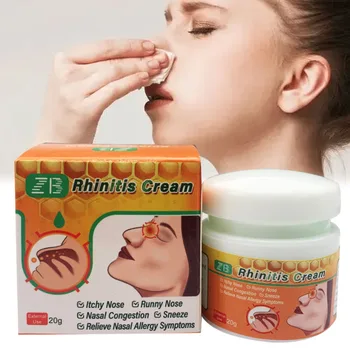 ZB Própolis Nasal Creme Natural da Erva Poderosa Tratar a Rinite Crônica Sinusite Esterilizar Anti-Coceira Evitar Espirros, Nariz de Cuidados