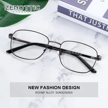 ZENOTTIC Liga de Armações de Óculos opical óculos de Negócios Estilo de Óculos de Óptica Miopia Prescrição de Óculos com Armações de Homens