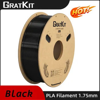 GratKit PLA Impressora 3D de Filamentos de 1,75 mm 1KG, PLA Filamento Filamento de Impressão 3D