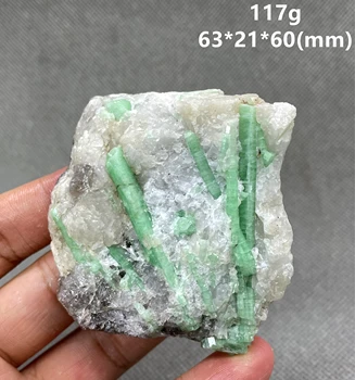 NOVO! 100% Natural, o verde esmeralda mineral gem-grau de cristal amostras de pedras e cristais cristais de quartzo